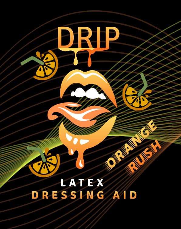 COMING SOON Latex Dressing Aid, Orange Rush